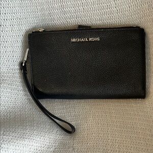Michael Kors Black Wristlet